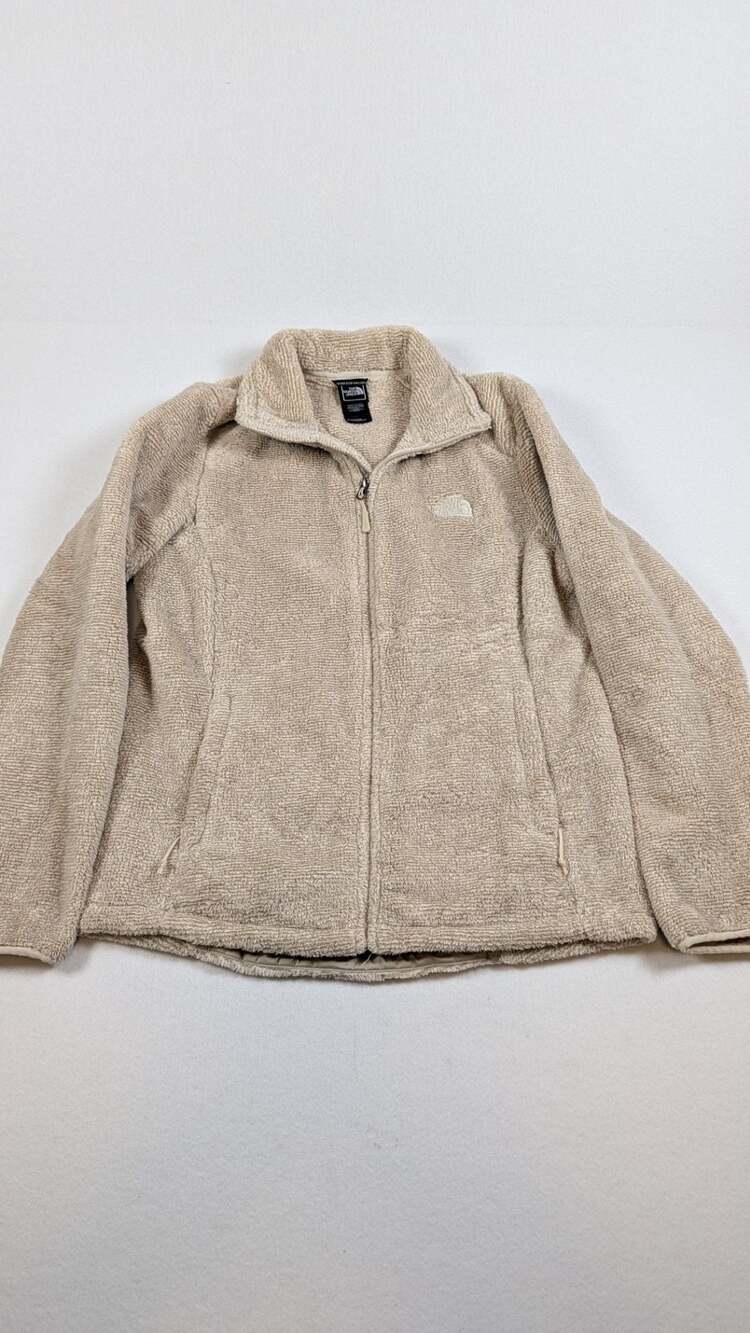 The North Face Women's Osito Full Zip Fleece Jacket in Flax L